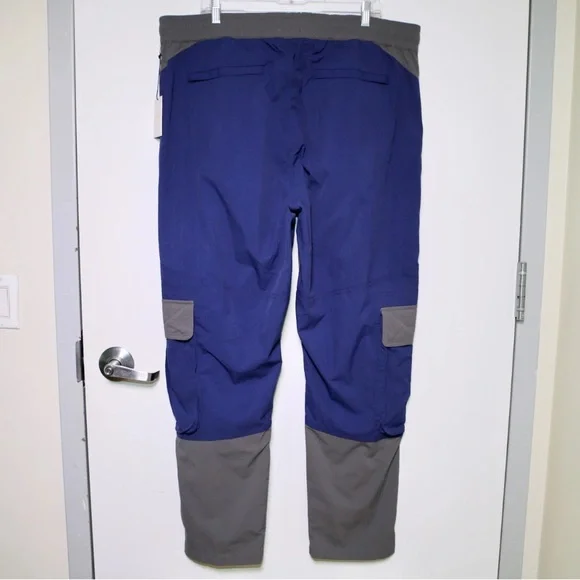 AIME LEON DORE - Blue/Gray Nylon Casual Cargo Pants - Men's XXL, 2XL NEW NWT 🔥